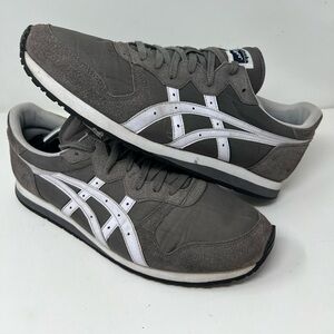 Onitsuka Tiger Men’s OC Runner Retro Sneaker Sz 13 Grey Suede Running Shoe DK301